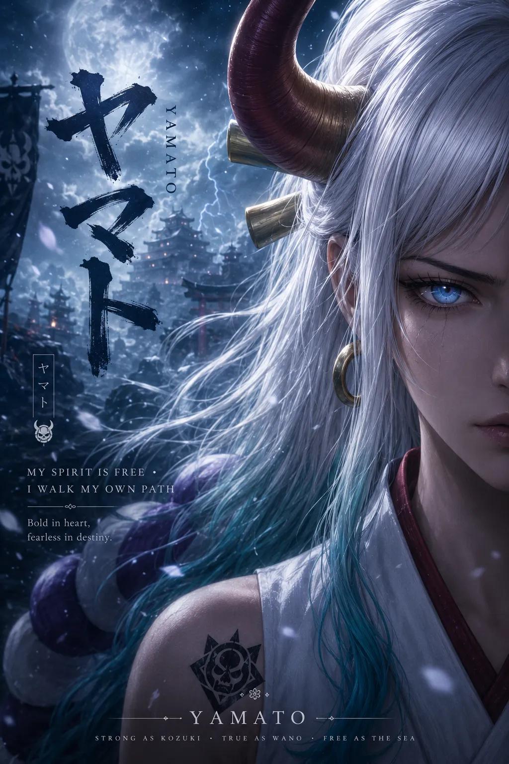 Taaruk的帖子配图 3:GPT IMAGE 2 ON CHATGPT Prompt: Ultra-detailed anime character poster, half-face close-up portrait on